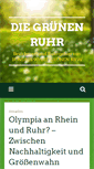 Mobile Screenshot of gruene-ruhr.de